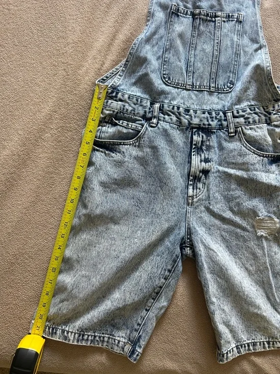 Forever 21 Light Blue Mens Denim Shorts - Picture 3 of 5